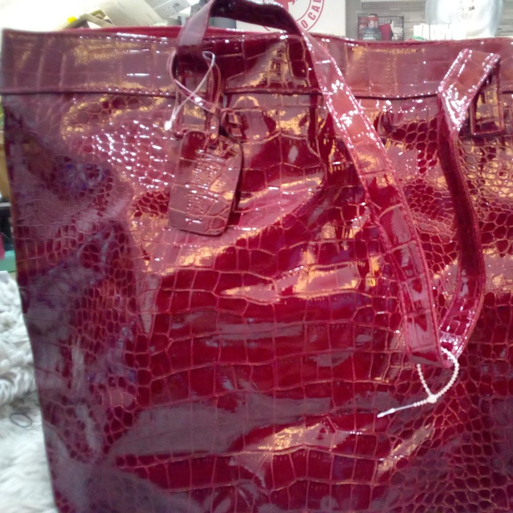 Red Neiman Marcus Tote bag